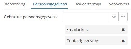 Persoonsgegevens binnen de activiteitsverwerking in het verwerkingsregister volgens AVG regels